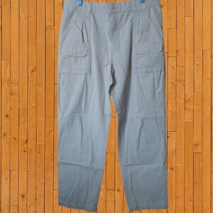 Cabela's Men's Size 38 x 34 Khaki Beige Cargo Pants Outdoor 100% Cotton